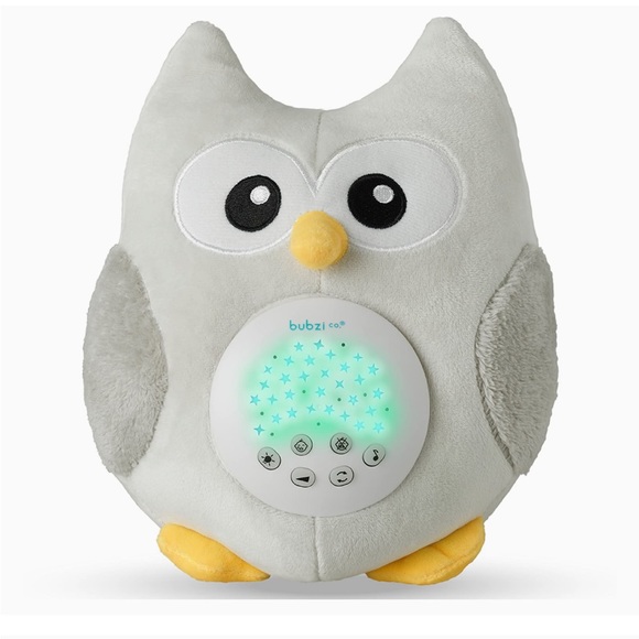 Bubzi Co Other Portable Stuffy Owl Baby Soother White Noise Night